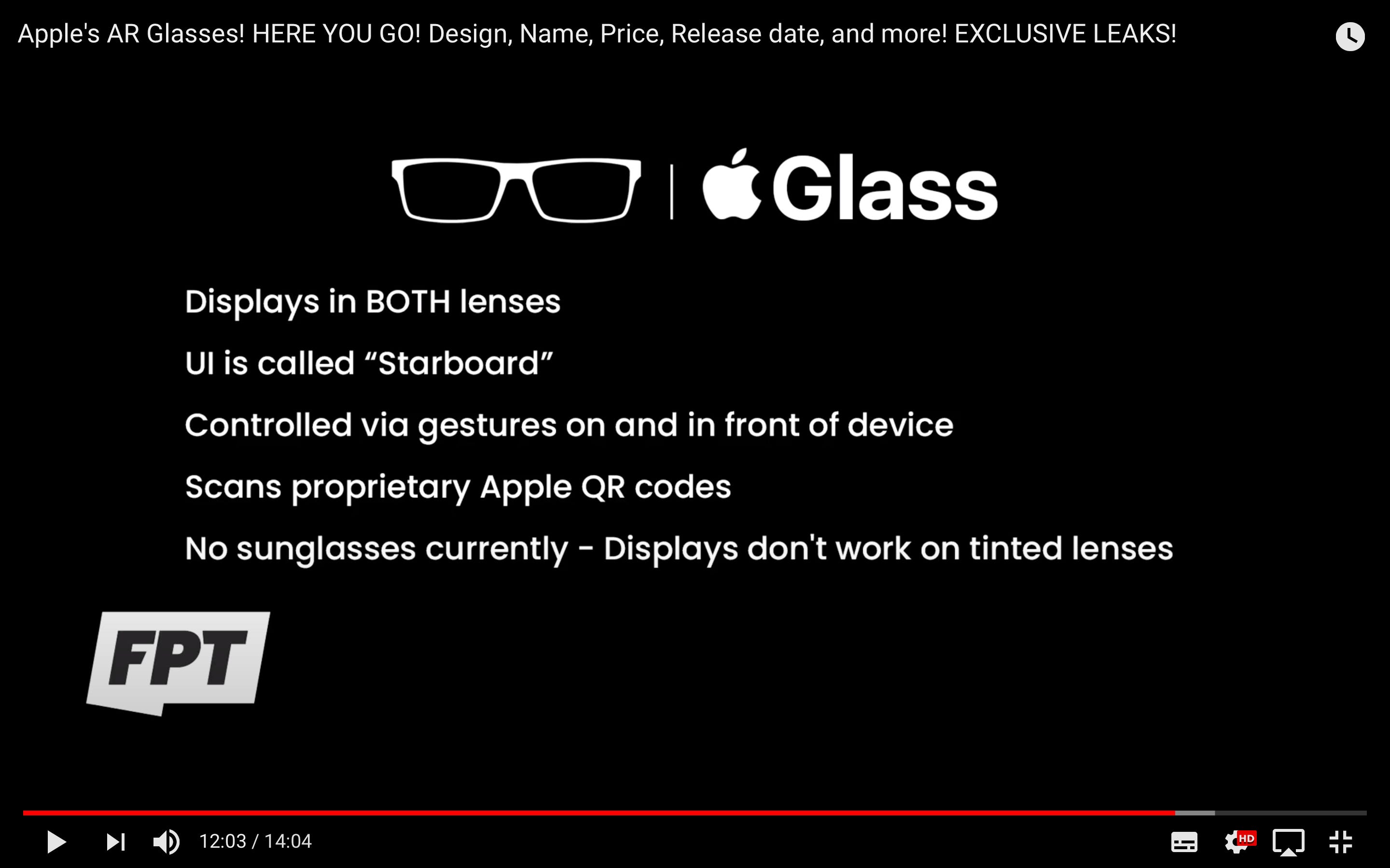 apple glass lidar