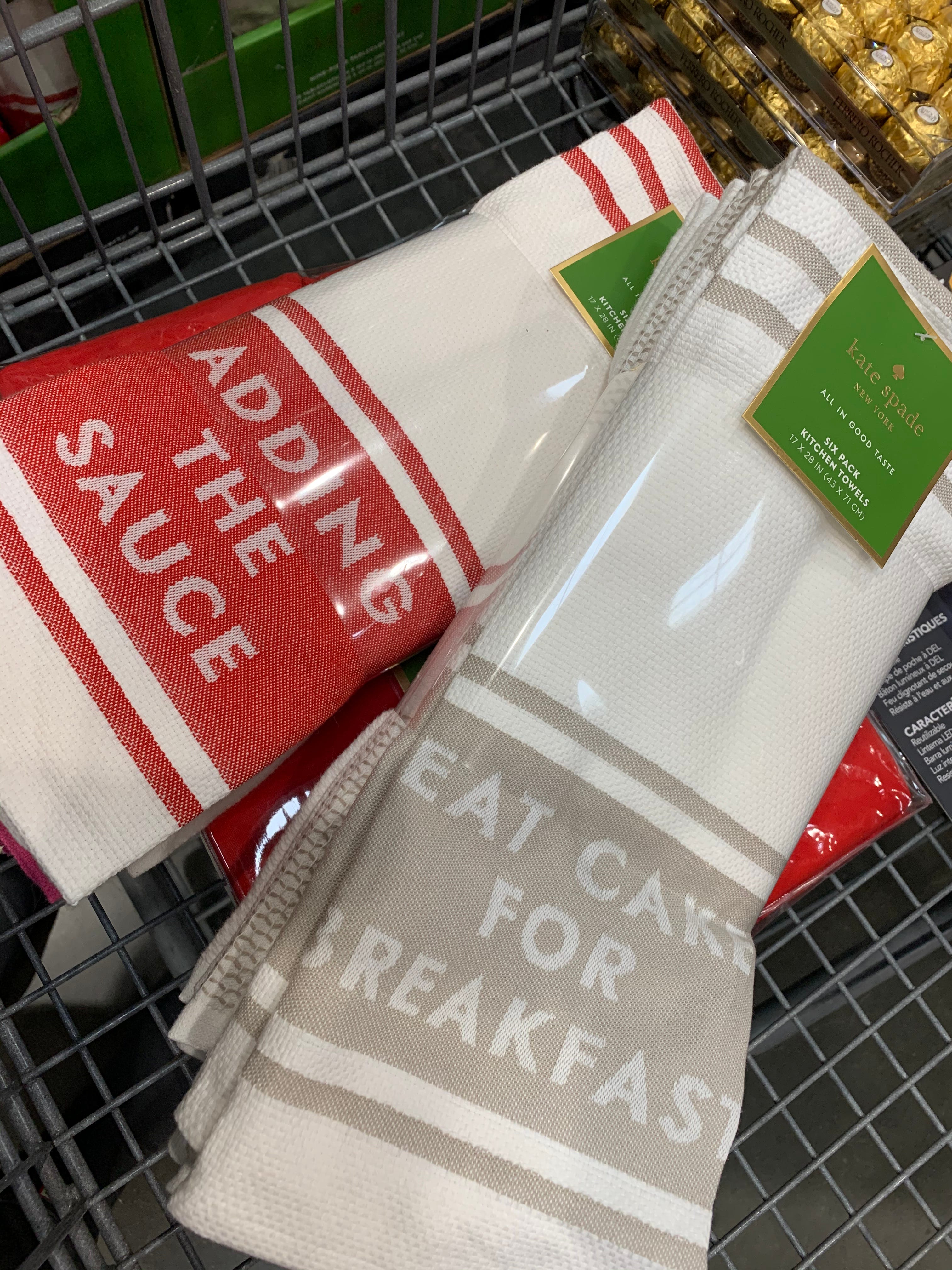 kate spade tea towels costco