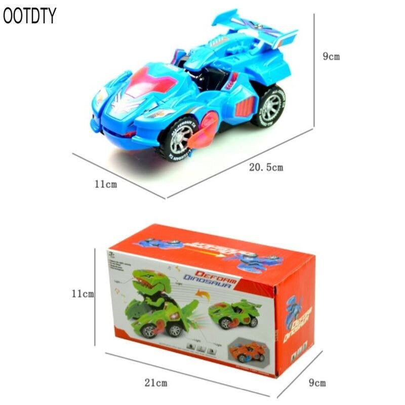 transformer dinosaur led car