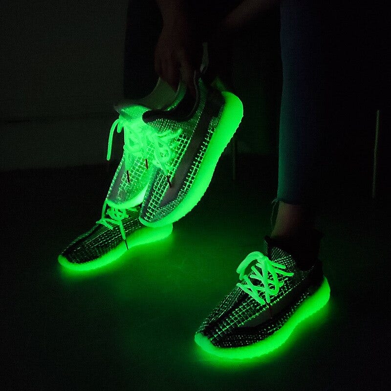 shoes that change color with light