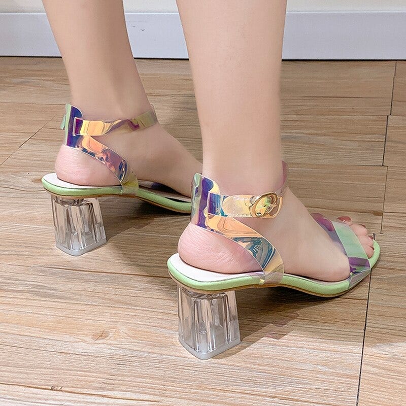 colorful designer heels