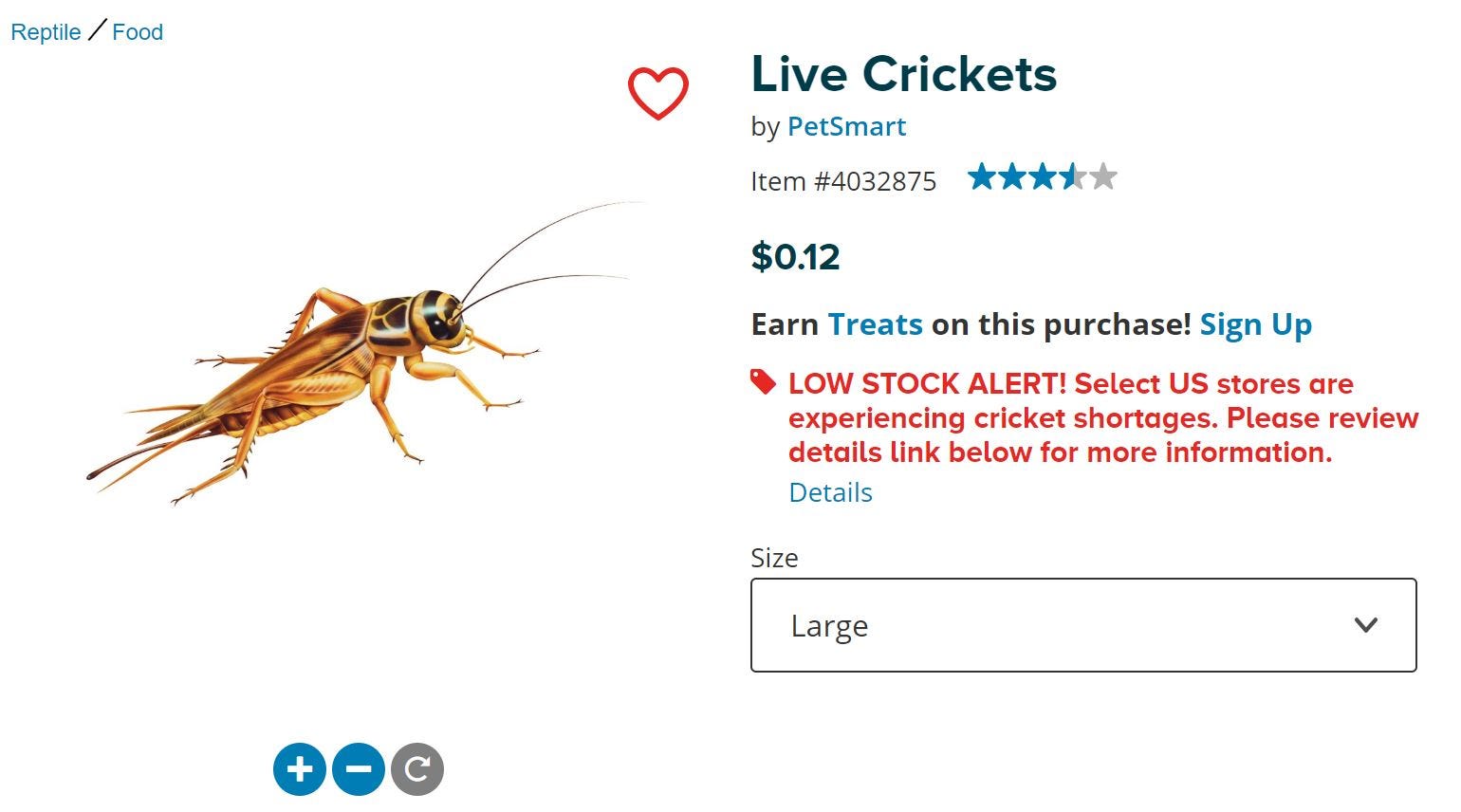 The Latest Shortage Is Live Crickets