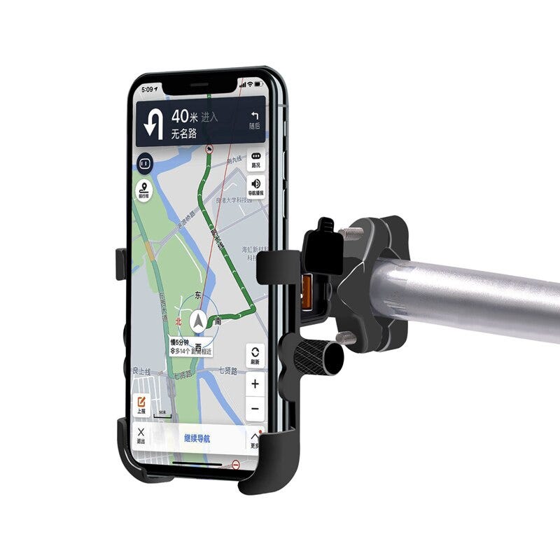bike mobile holder with charger waterproof