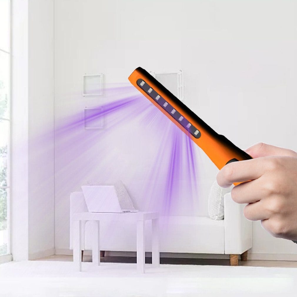 Hand Held Ultraviolet Disinfection Lamp High Intensity Uv Irradiation Thickened Non Slip Handle Small Body 1 Pcs Lights Lighting Professional Light