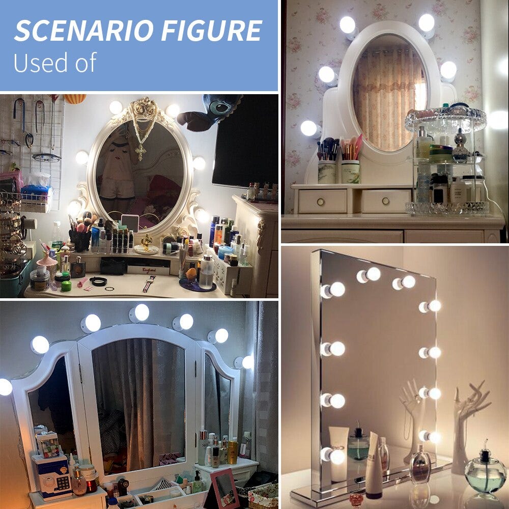 1228337561 Usb 12v Led Mirror Light Makeup Vanity Light Studio Bathroom Mirror Fill Light Led Bulb Cosmetic Dressing Table Led Wall Lamp Lights Lighting Indoor Lighting