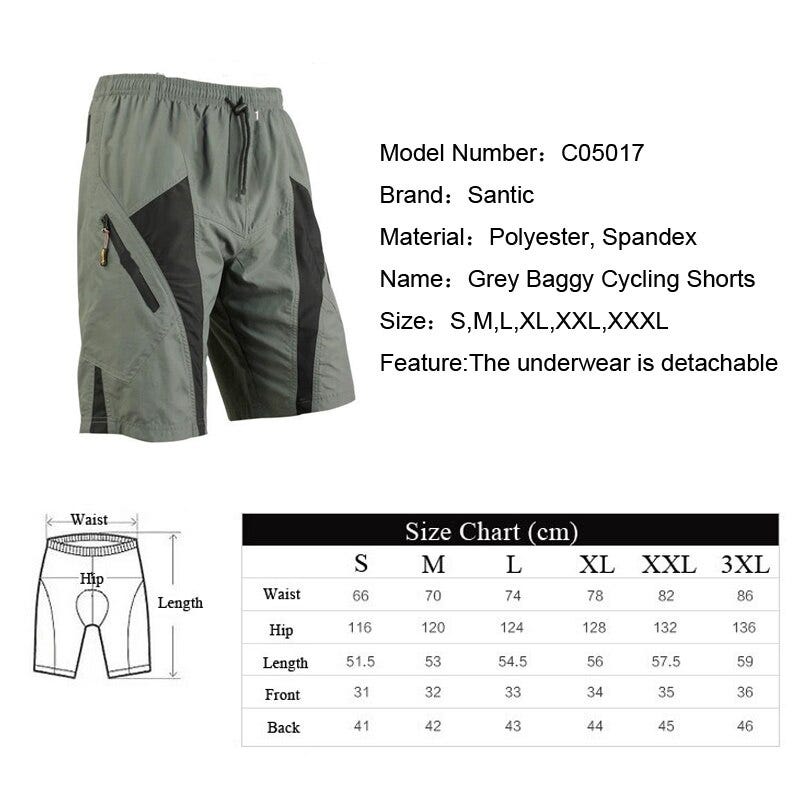 xxxl mtb shorts