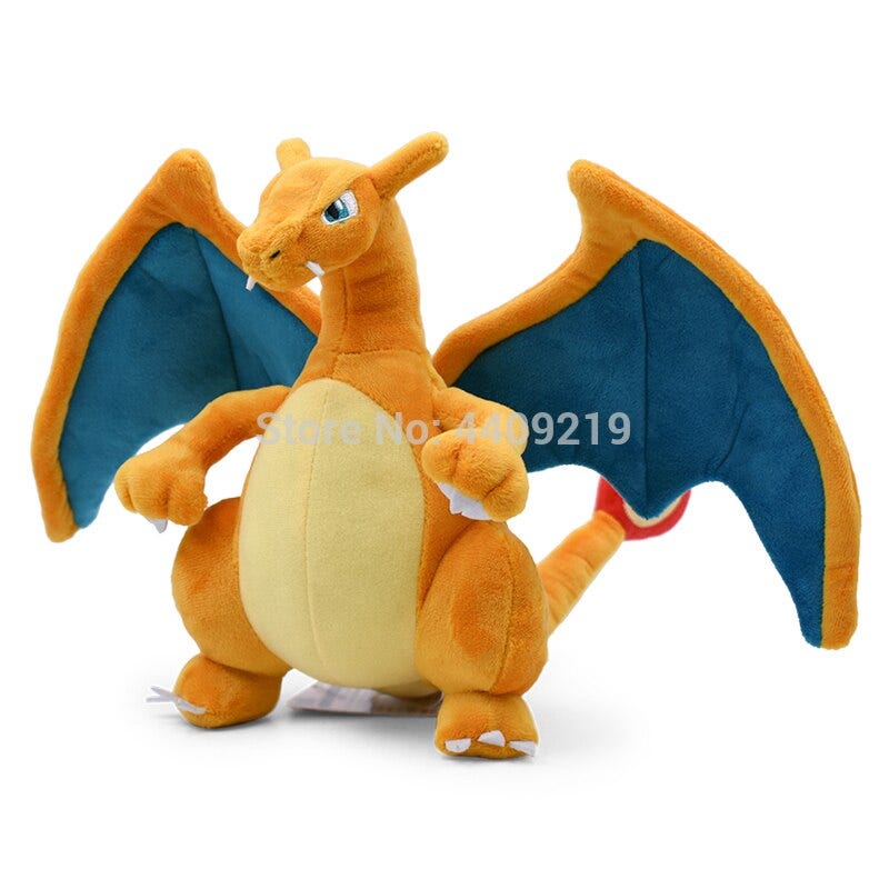 giant charizard stuffed animal