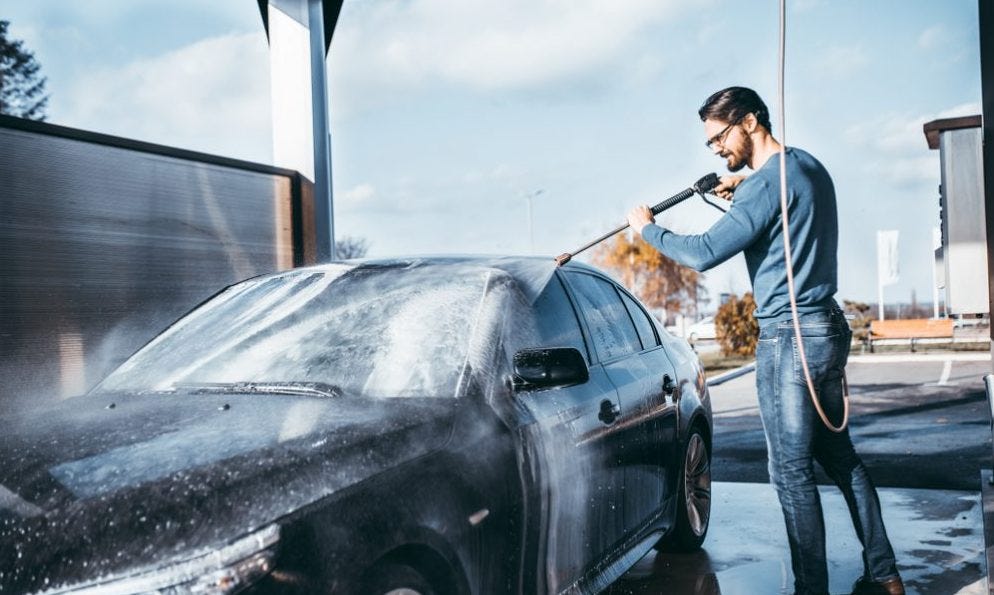 The mechanism that will save you a lot of time when washing your car