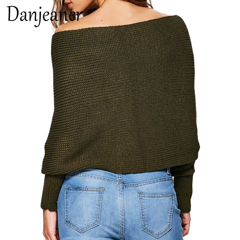 off shoulder wrap jumper
