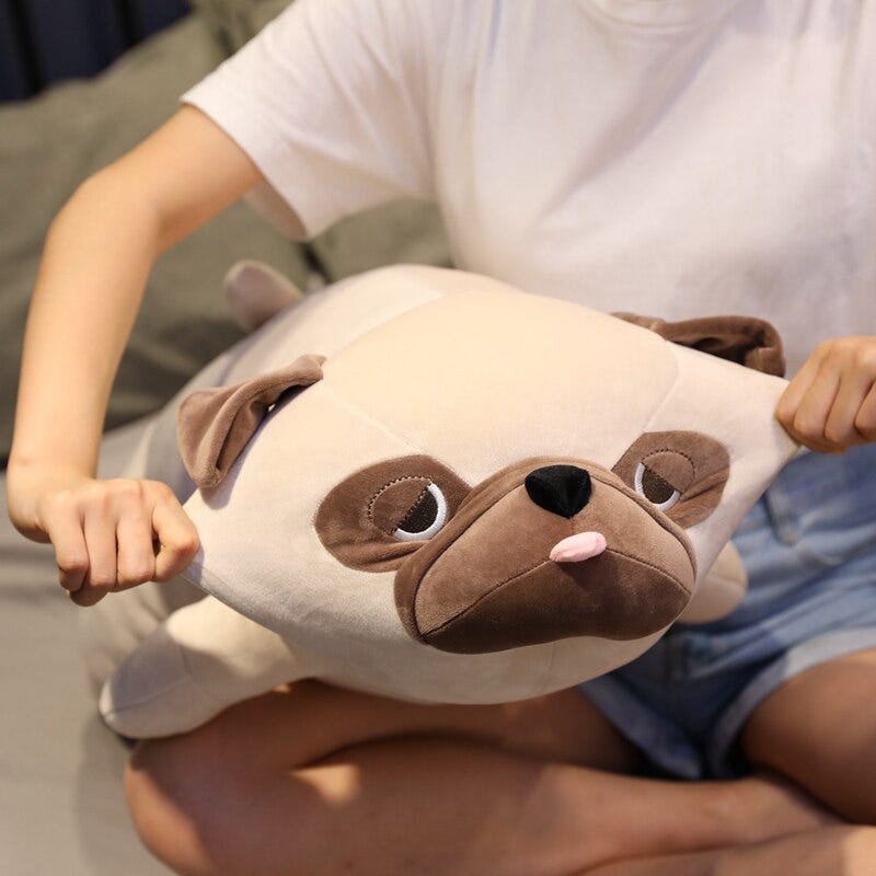 big pug stuffed animal