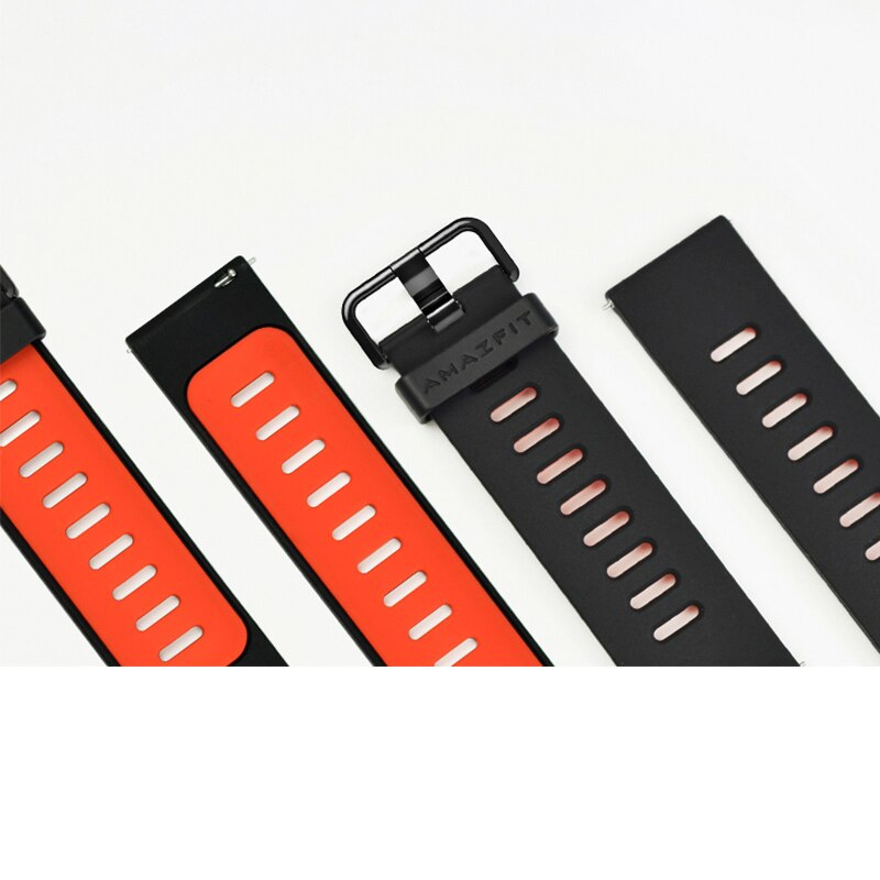 22mm Sports Silicone Wrist Strap Bands For Xiaomi Huami Amazfit Bip Bit Pace Lite Youth Smart Watch Replacement Band Smartwatch Consumer Electronics Smart Electronics
