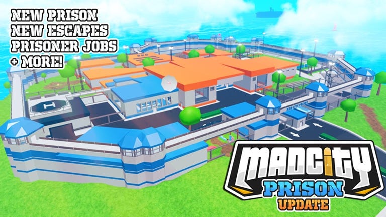 Mad City New Prison - roblox jailbreak new police base