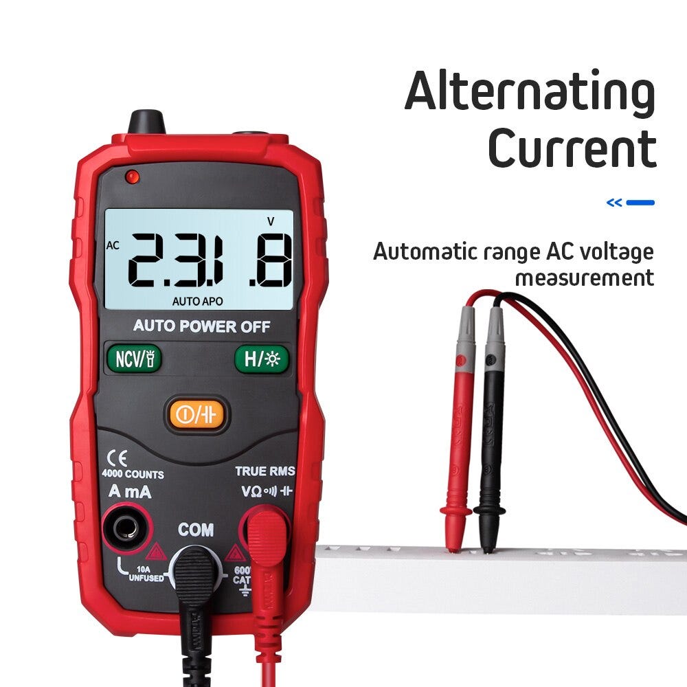 Digital Multimeter Transistor Capacitor Tester Electrical Capacitance Meter