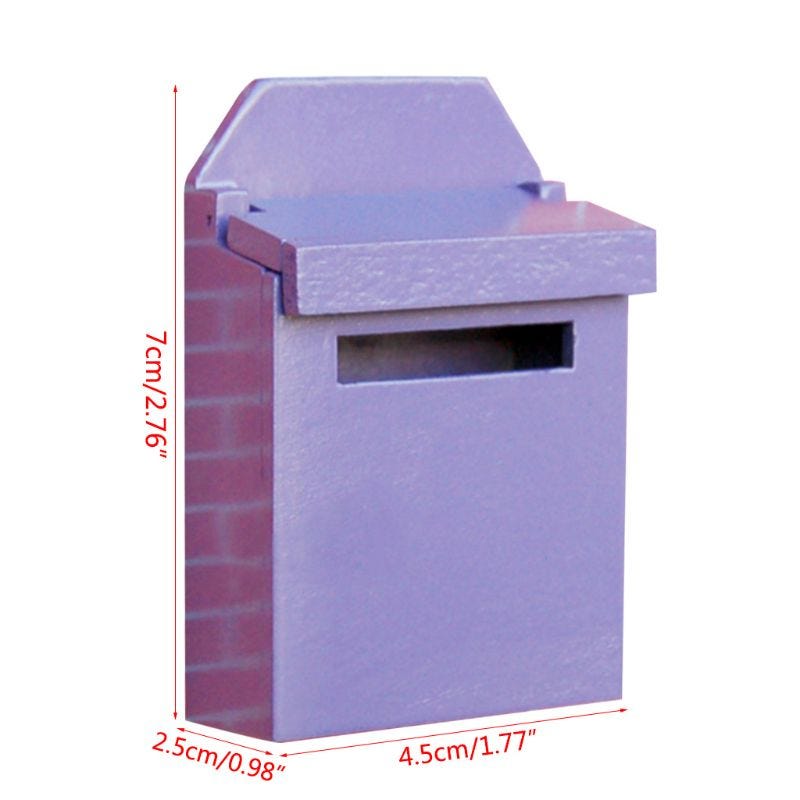 childrens wooden post box