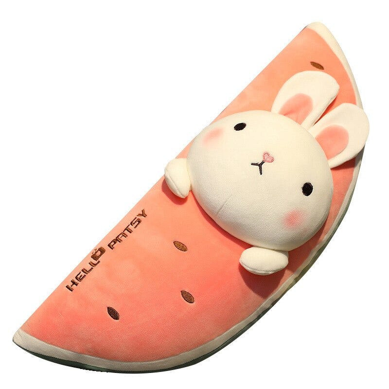 watermelon cat plush