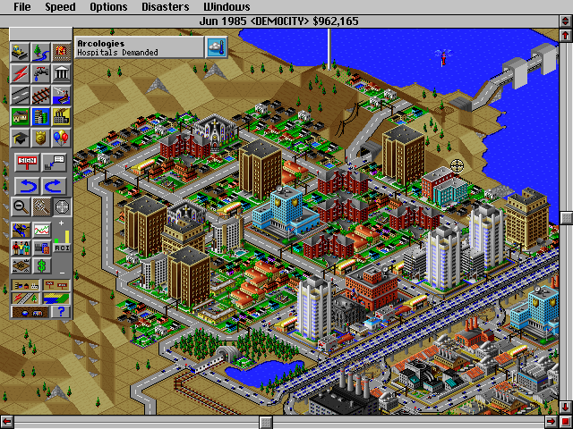 simcity 2000 windows 95 dos differences