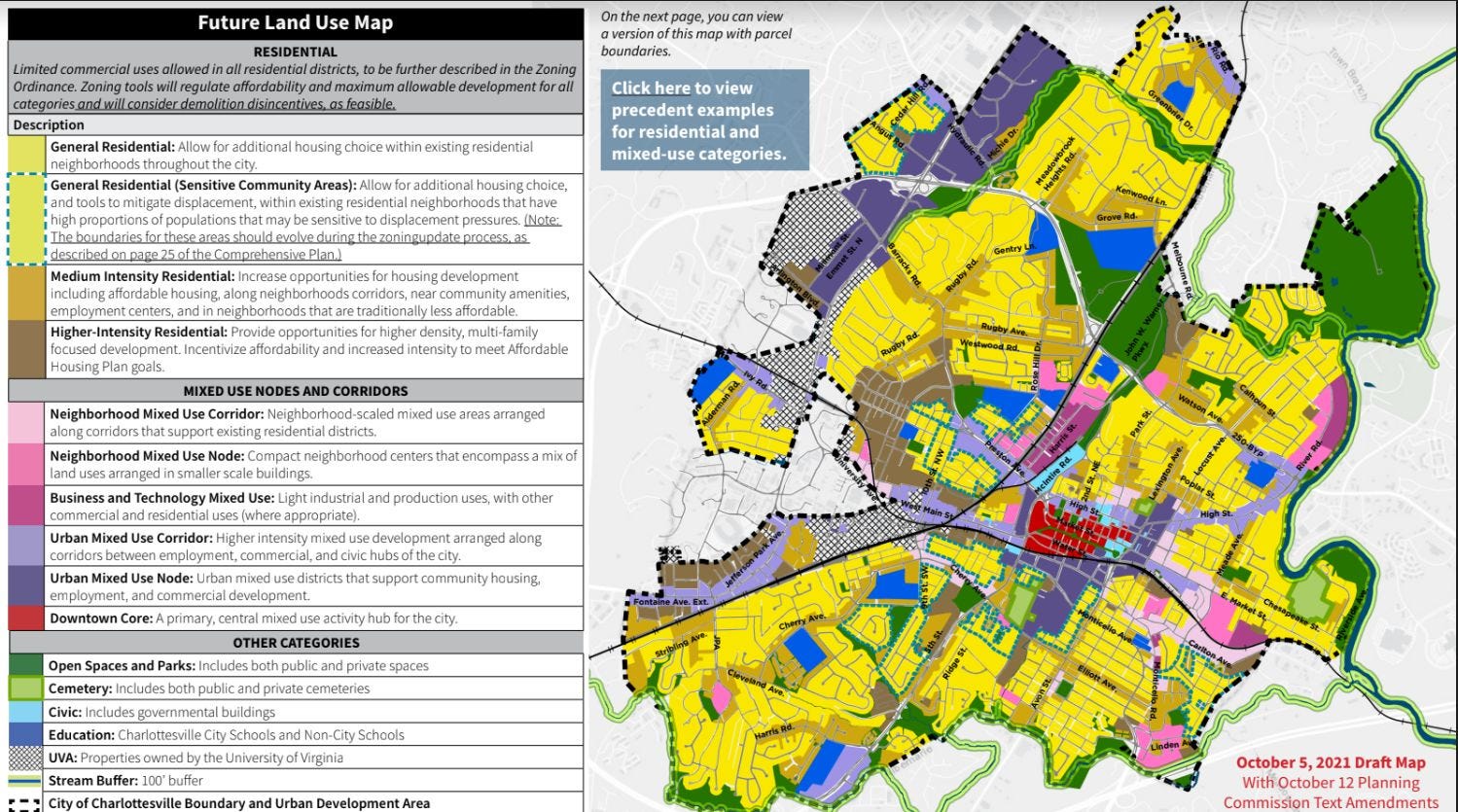 January 12, 2022 Details emerge on Charlottesville’s zoning rewrite