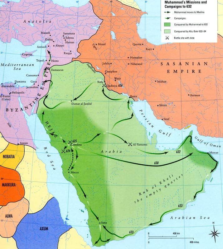 Today In Middle Eastern History Muhammad Conquers Mecca 630