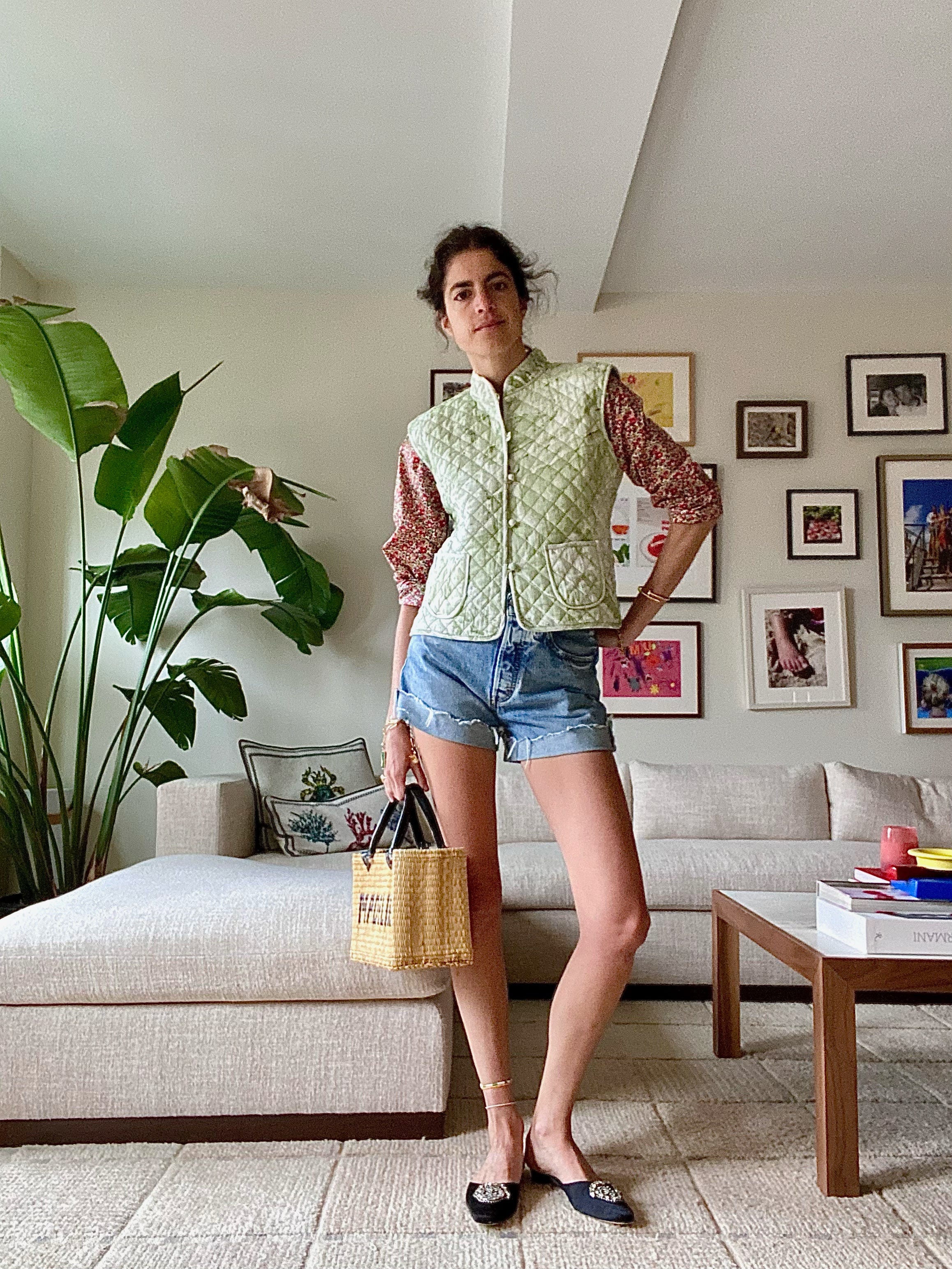 How to wear denim cut offs without looking like a teenager