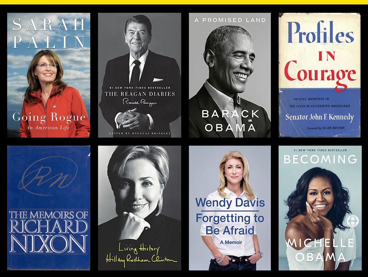 The 15 best political memoir and book covers, ranked