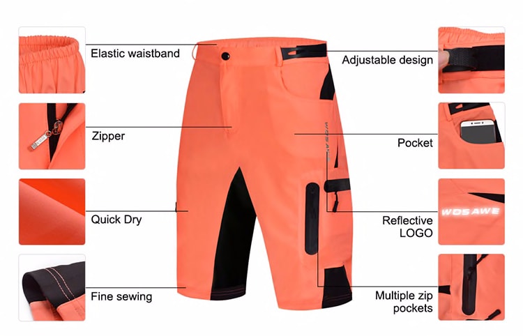 wosawe cycling shorts