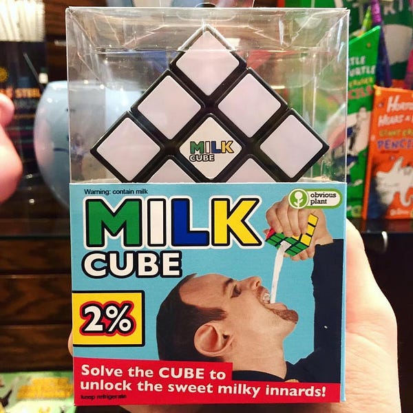 Stuff I saw on the internet last week: Milk Cube