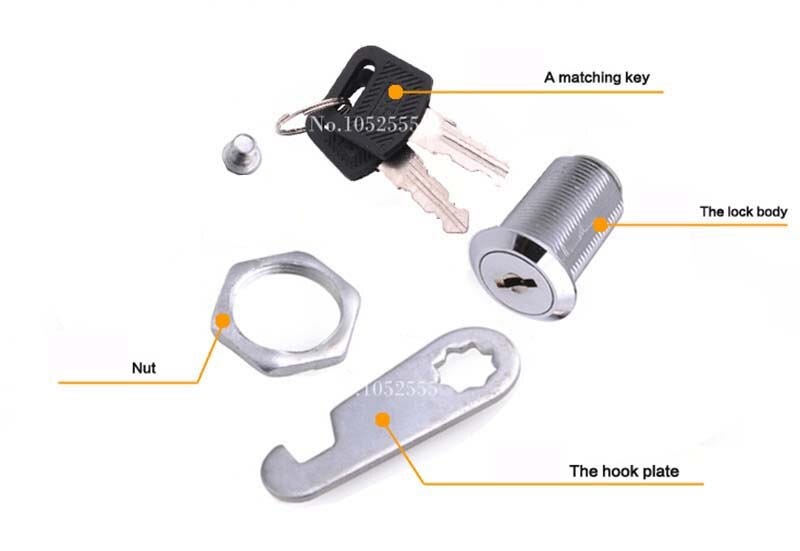 427694068 Hot 30pcs Master Key System Mailbox Cam Lock With Keys Cam File Cabinet Lock Home Office Security Cabinet Locks 16mm 20mm 25mm Home Improvement Hardware