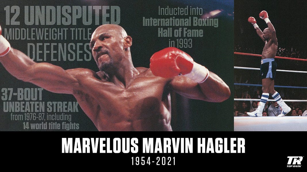 Top Rank Boxing on Instagram: Marvin Hagler never took any shortcuts 😤