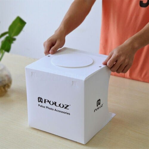 Foldable Portable Photo Mini Light Box Studio Tent Home Photography Led Lights Home Garden Festive Party Supplies