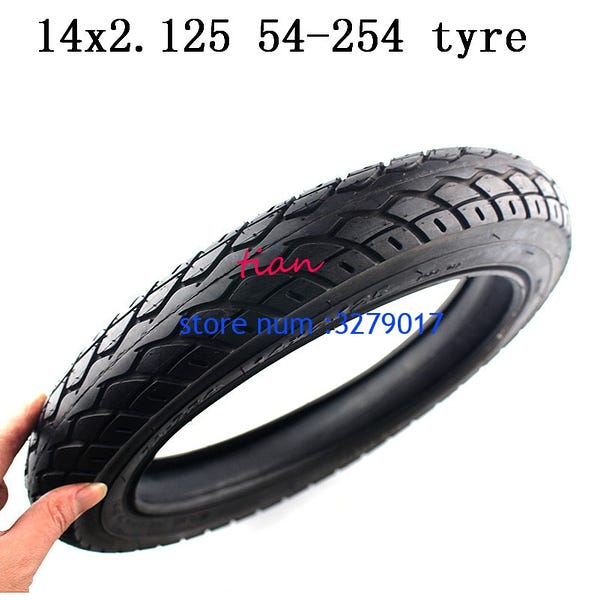 14x2 125 bike tire