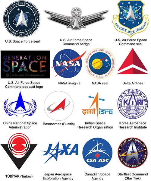 It's not just Star Trek. The Space Force logo looks familiar because it ...