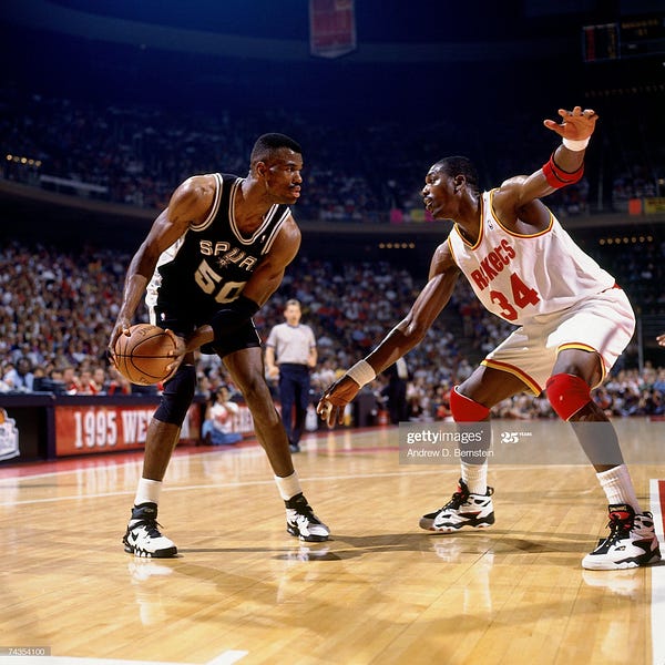 Vintage San Antonio Spurs 1996 NBA Playoffs caricature 90's t