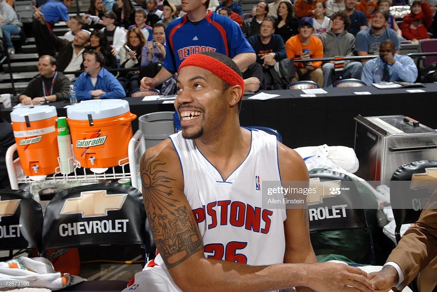 Detroit Pistons-Rasheed Wallace era began 15 years ago