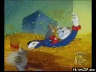 Image result for gif scrooge mcduck