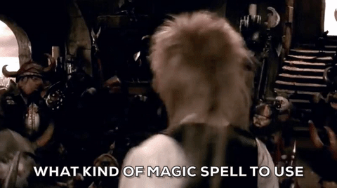 David Bowie asks, "What kind of magic spell to use?" [gif]