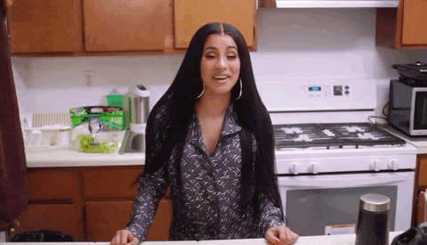  vogue spicy cardi b 73 questions GIF