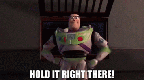 Toy Story Buzz Lightyear GIF - Toy Story Buzz Lightyear Hold It Right There GIFs