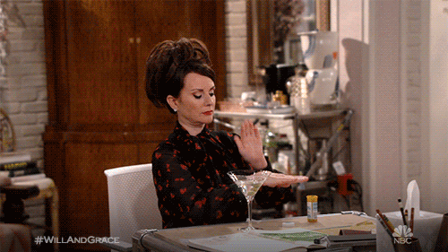 will and grace wink GIF by NBC