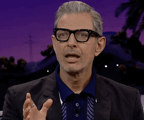 Jeff Goldblum What GIF by The Late Late Show with James Corden
