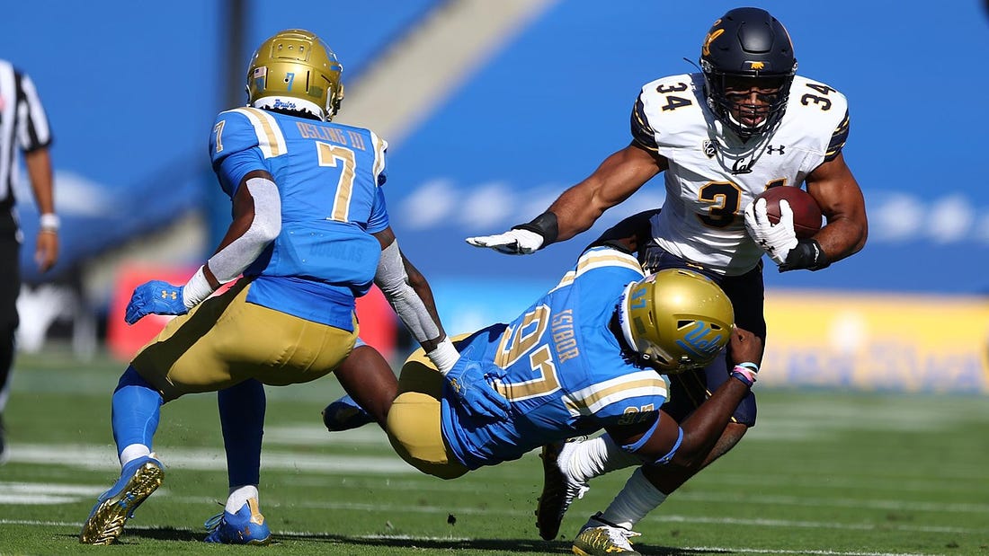 California running back Christopher Brown, Jr., finished the game with eight carries and 25 yards.
