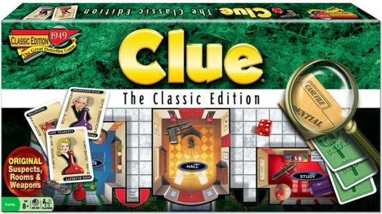 The Origins Of Clue, The Board Game - Mystery Nibbles