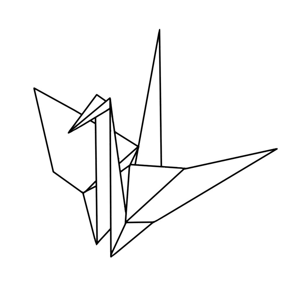 Origami Crane" by Duncred | Redbubble