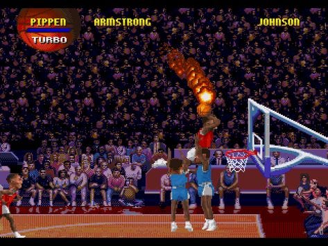 Image result for nba jam hes on fire