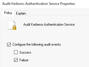 Audit Kerberos Authentication