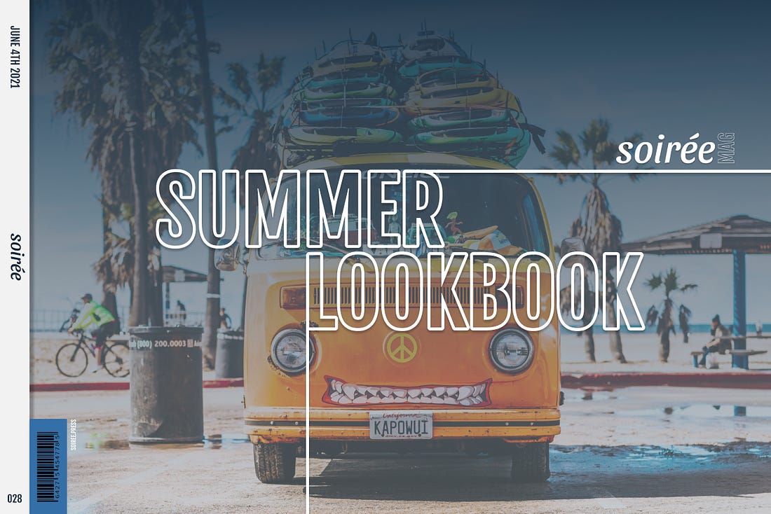 soiree summer lookbook 2021 header image