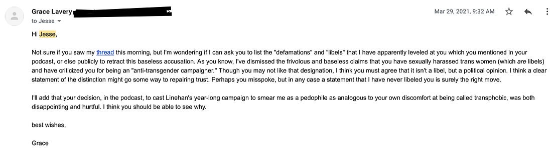 Katie Herzog and Jesse Singal do not understand the first principles of “free speech,” and are not qualified to write or broadcast on this topic.