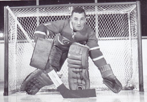 Image result for Jacques Plante 1952 tuque