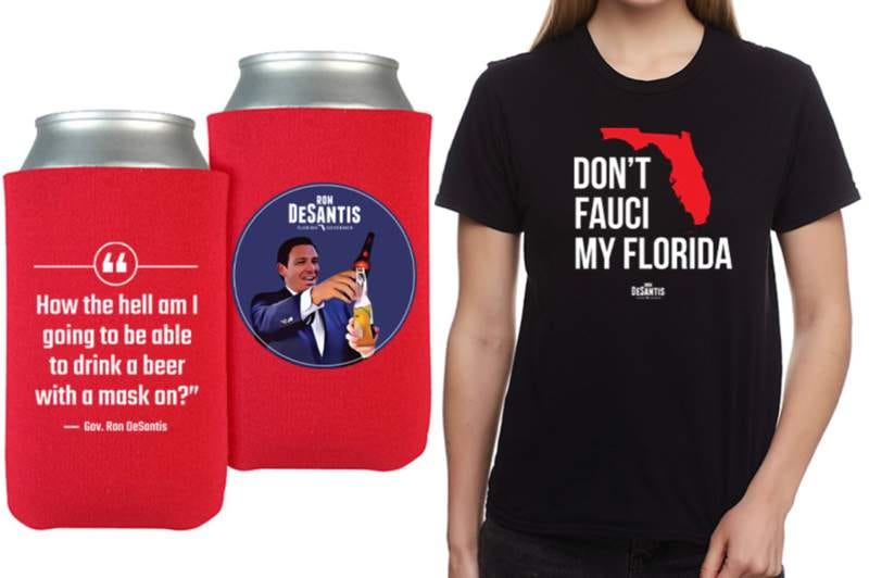 Don&#39;t Fauci My Florida:&#39; DeSantis&#39; official merchandise takes aim at virus  expert