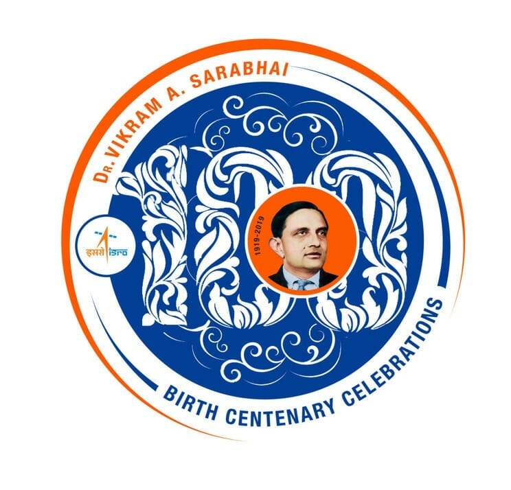 Dr Vikram A Sarabhai Birth Centenary Celebrations Sticker