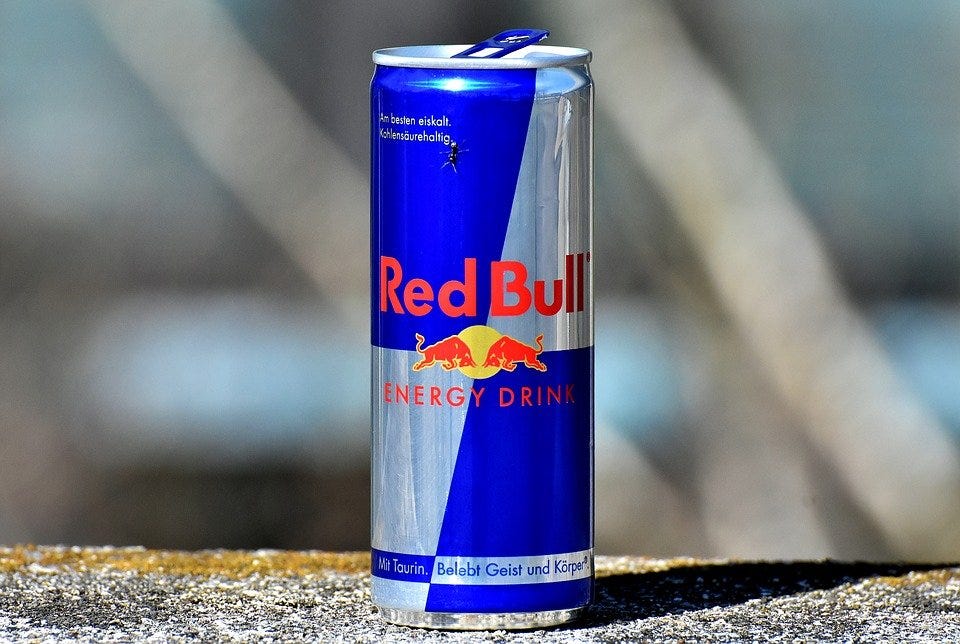 Red Bull, Energy Drink, Drink, Caffeine, Can, Ant